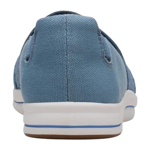 Clarks Women's Cloud Steppers Breeze Vibe Casual Flats Light Blue Size 9 W - Picture 4 of 6